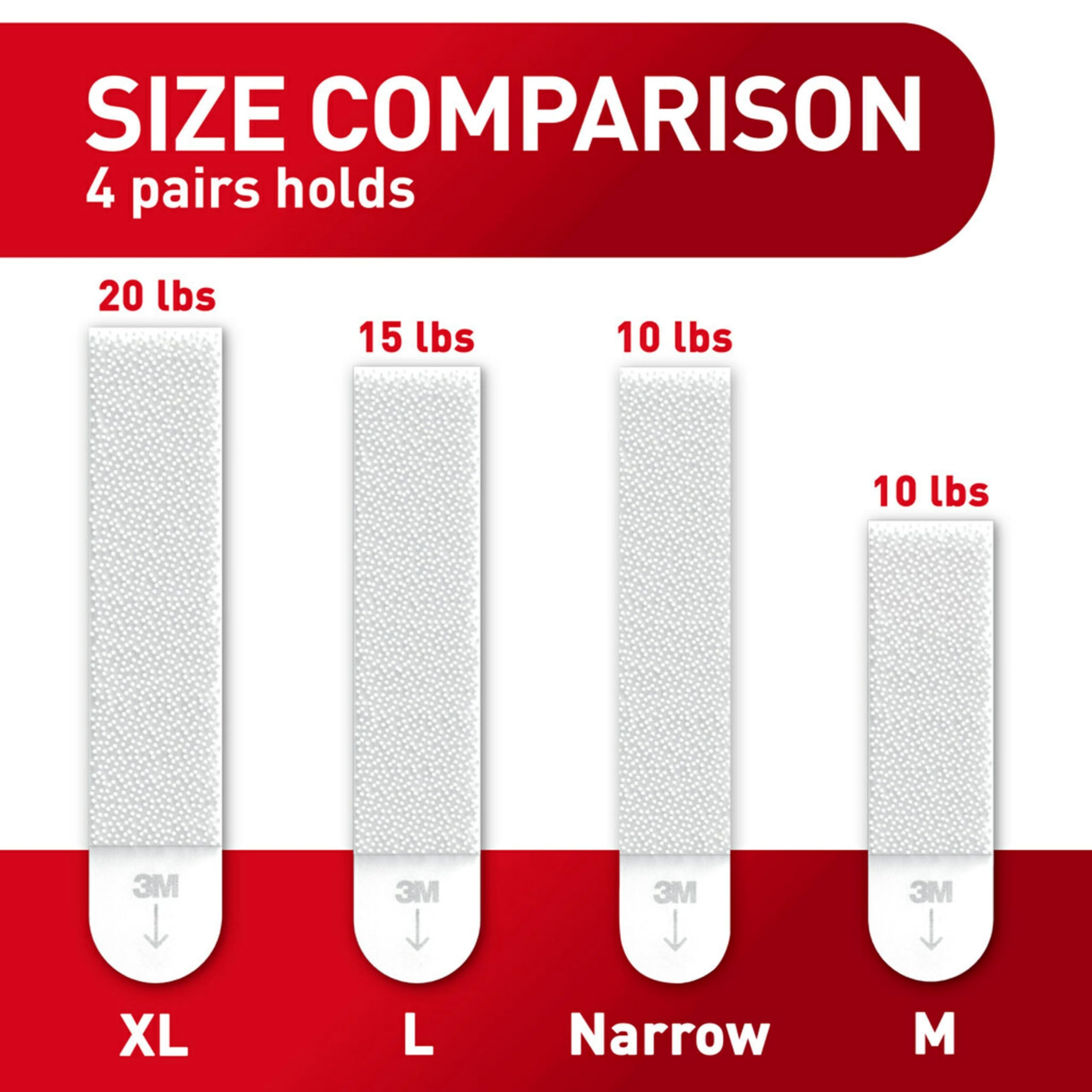 Foto 5 pulgar | Tiras Para Colgar Cuadros De 2,3 Kg Command, 18 Pares (36 Tiras) - Venta Internacional.