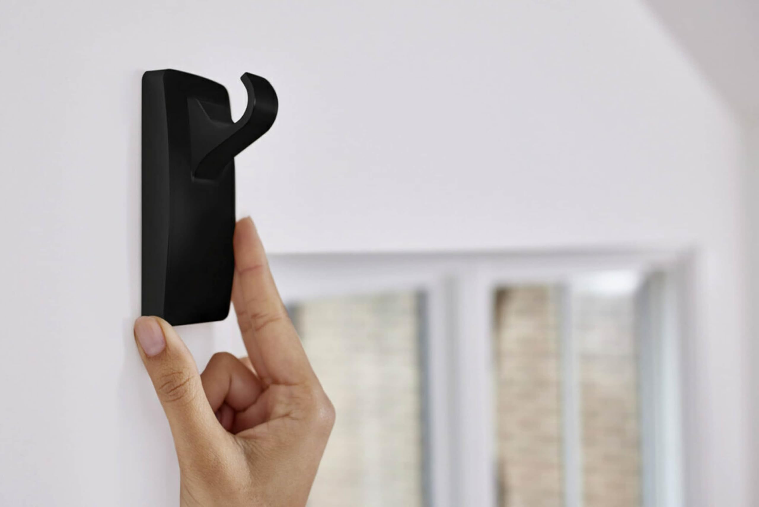 Foto 6 pulgar | Ganchos Para Barra De Cortina Command, 10 Libras, Negro Mate, 2 Ganchos, 4 Tiras - Venta Internacional.