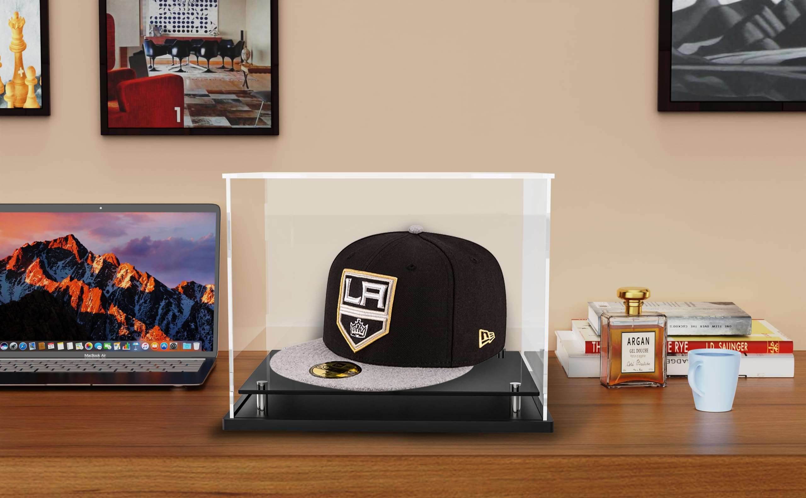 Foto 2 | Estuche Expositor Wanlian De Acrílico Transparente Para Gorras De Béisbol - Venta Internacional.