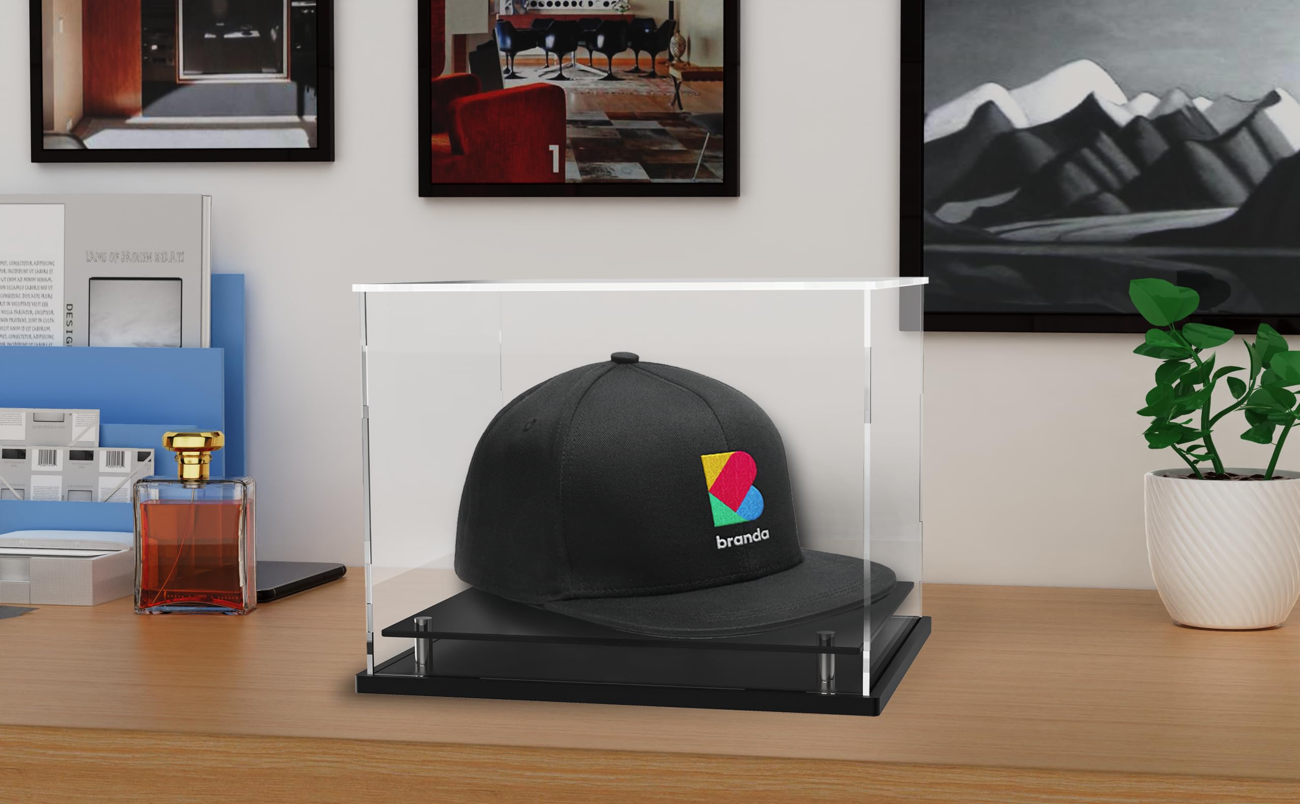 Foto 6 pulgar | Estuche Expositor Wanlian De Acrílico Transparente Para Gorras De Béisbol - Venta Internacional.