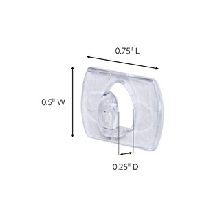 Foto 2 | Light Clips Command Indoor Mini 45 Clips Transparentes, 54 Tiras - Venta Internacional.