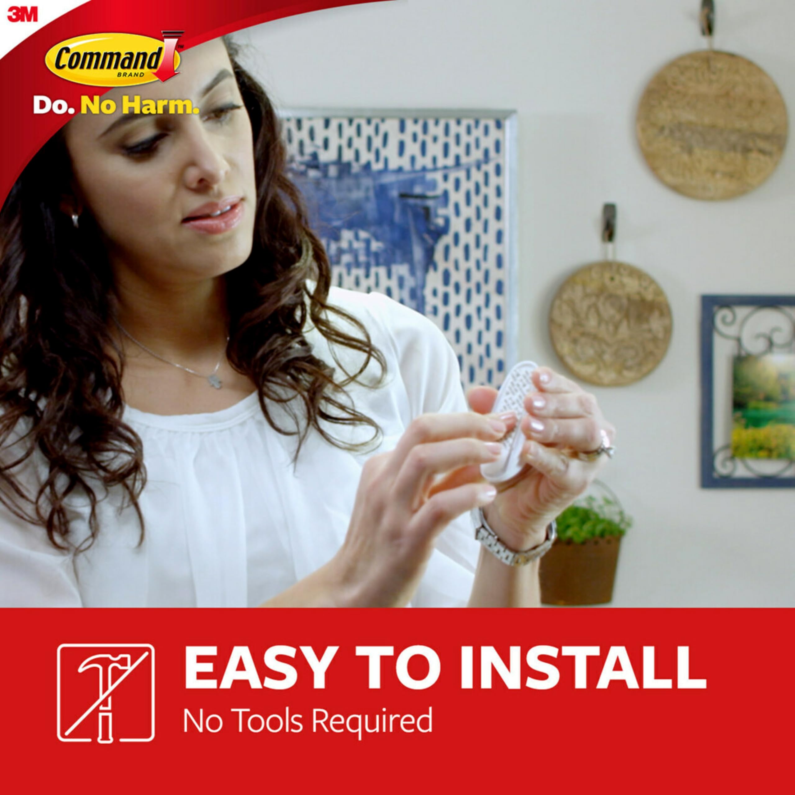 Foto 5 pulgar | Utility Hooks Command Large Tiene Capacidad Para 14 Ganchos Con 16 Tiras De 2,27 Kg - Venta Internacional.