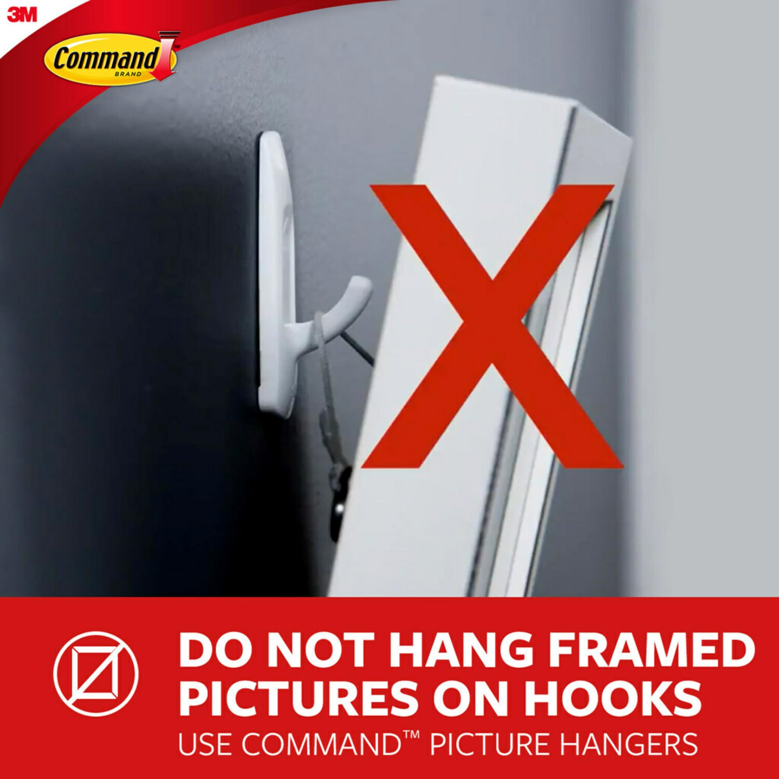 Foto 7 pulgar | Utility Hooks Command Large Tiene Capacidad Para 14 Ganchos Con 16 Tiras De 2,27 Kg - Venta Internacional.