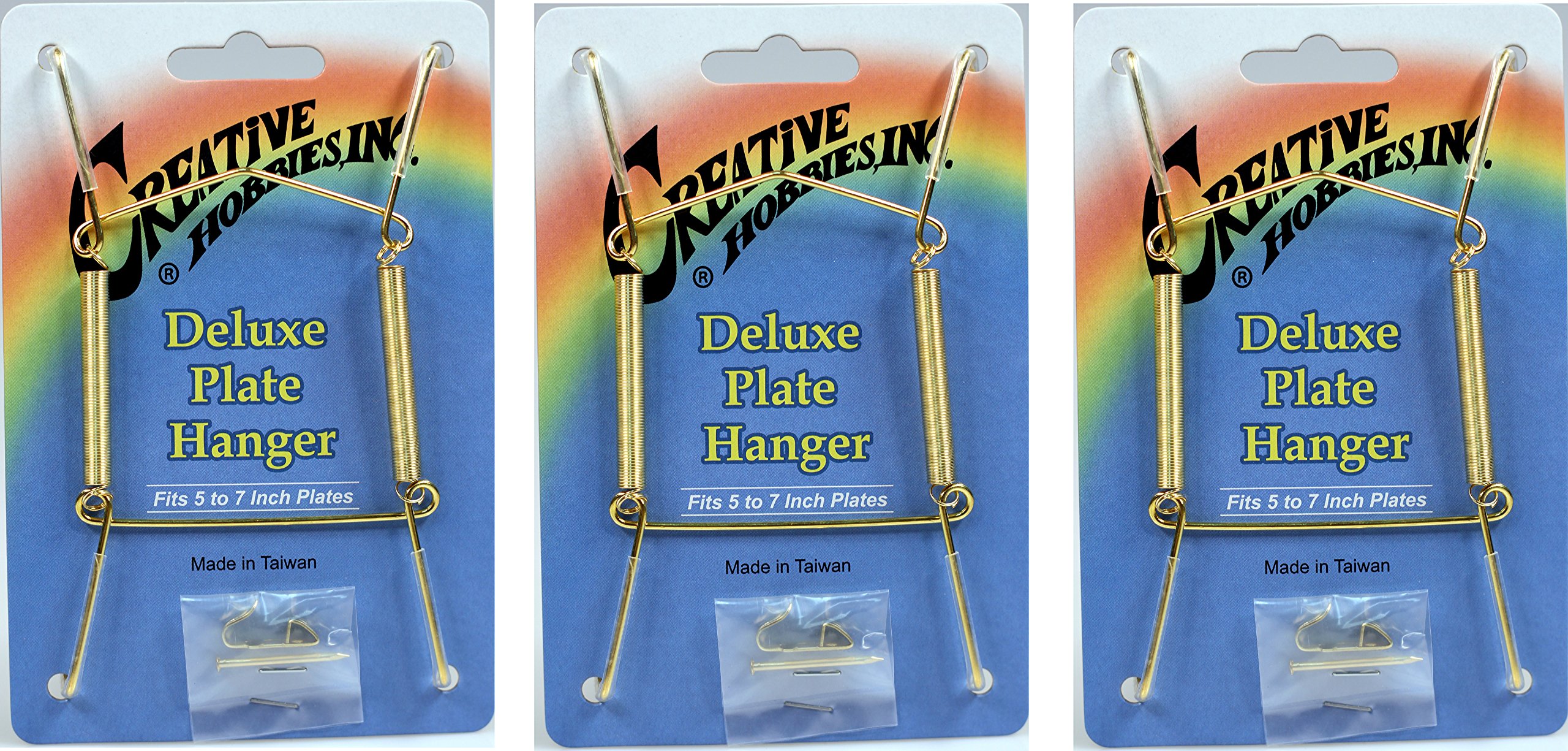 Foto 1 | Colgadores Para Expositores Creative Hobbies Deluxe Gold, Paquete De 3 - Venta Internacional.