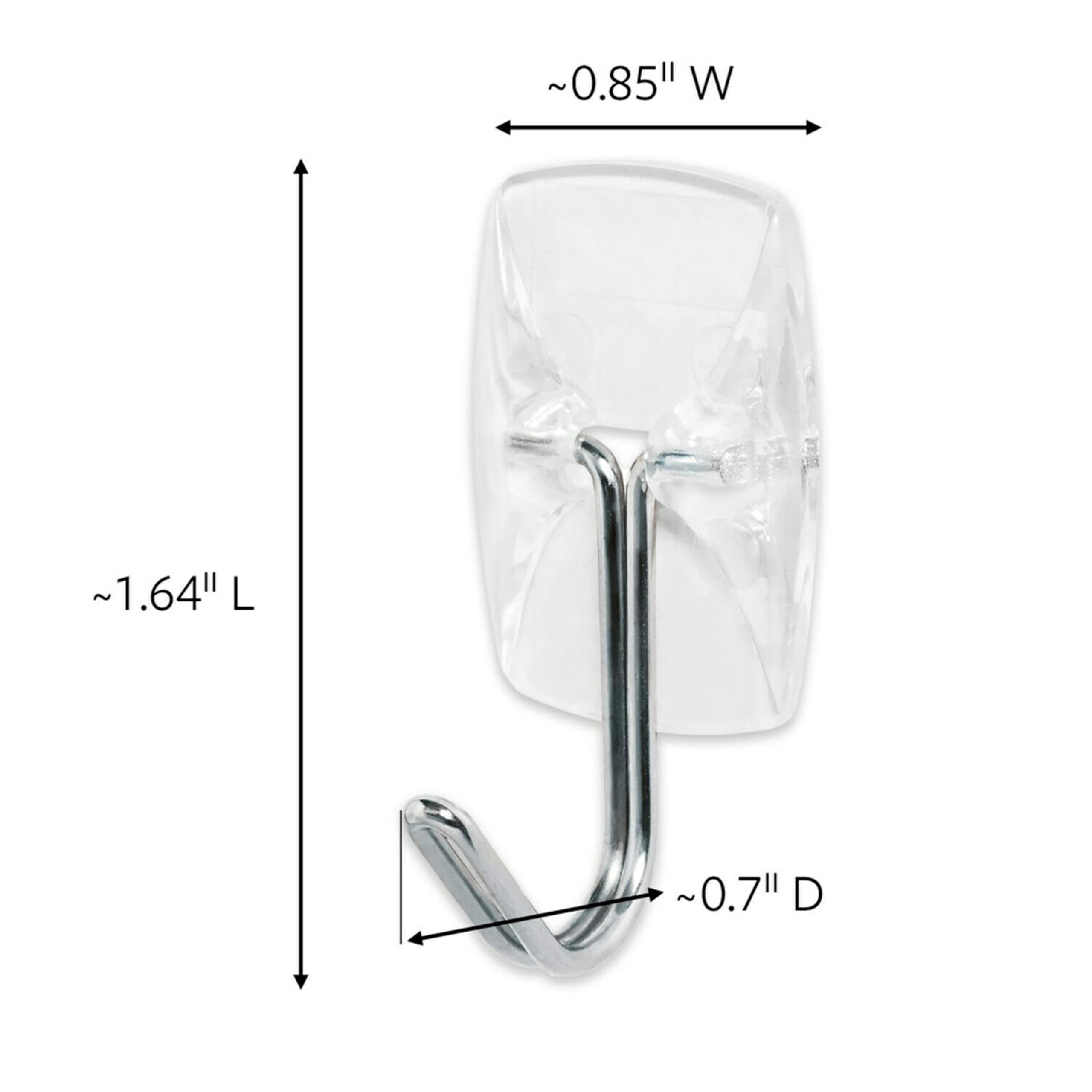Foto 3 pulgar | Wall Hooks Command, Pequeño, De Alambre Transparente, Con 40 Ganchos - Venta Internacional.