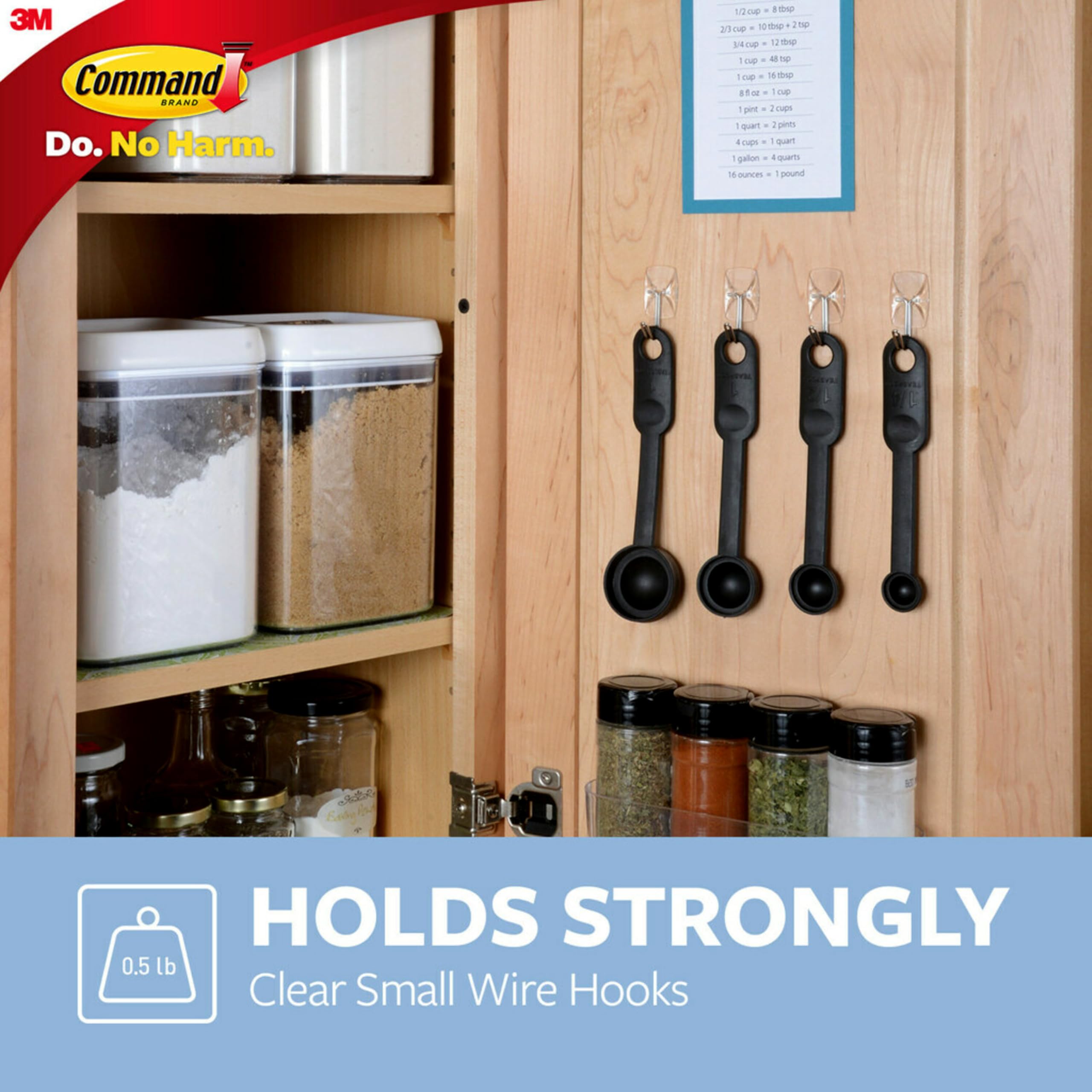 Foto 4 pulgar | Wall Hooks Command, Pequeño, De Alambre Transparente, Con 40 Ganchos - Venta Internacional.