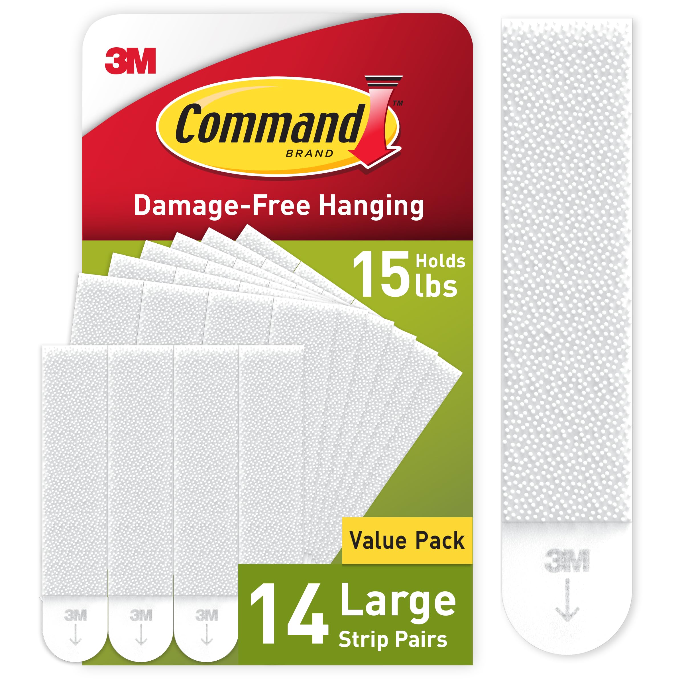Foto 2 pulgar | Tiras Para Colgar Cuadros Command, 6,8 Kg, 14 Pares, Color Blanco - Venta Internacional.