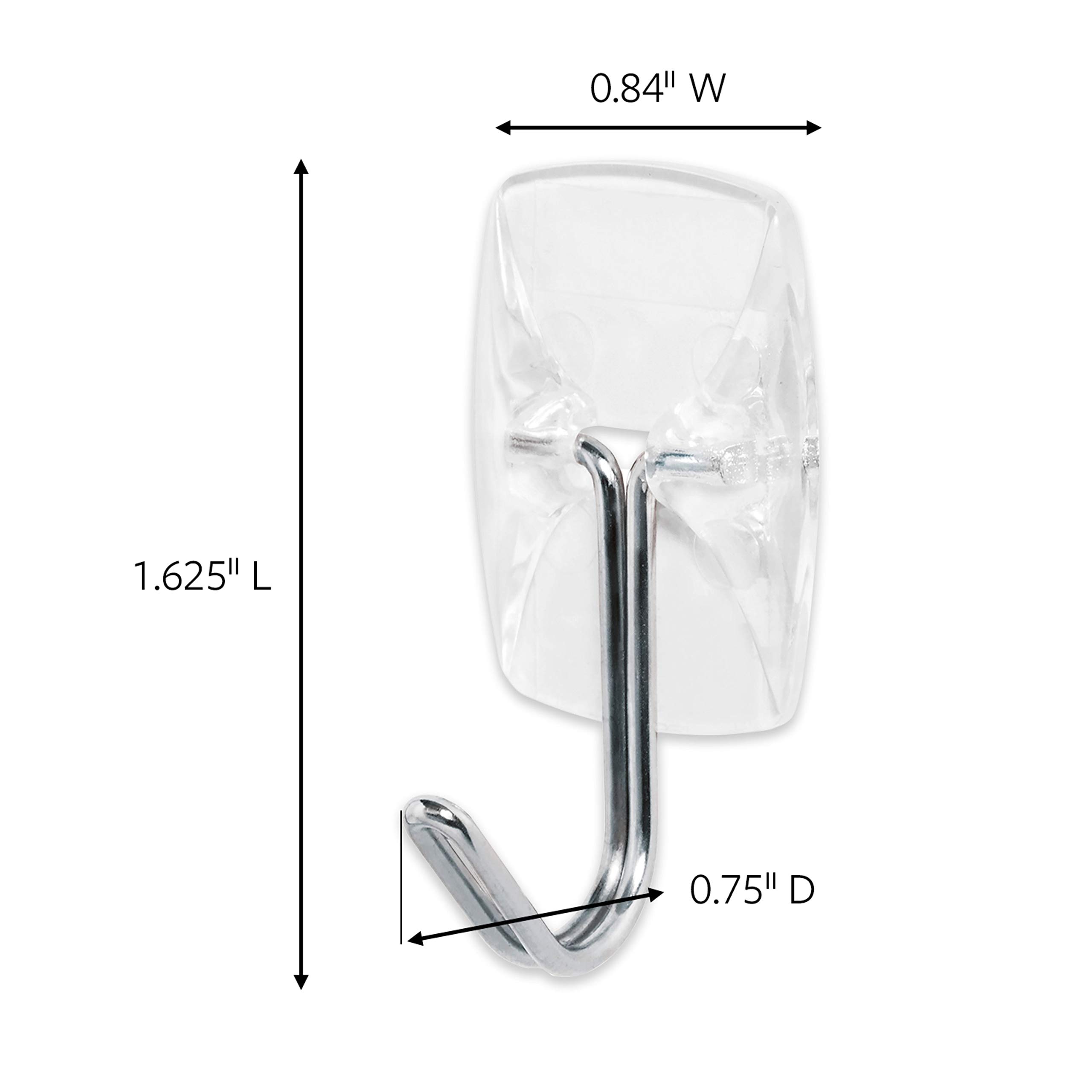 Foto 3 pulgar | Ganchos De Pared 3m Command, Pequeños, De Alambre Transparente, Con 10 Ganchos - Venta Internacional.