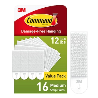 Foto 1 | Tiras Para Colgar Cuadros 3m Command, 10 Kg, Tamaño Mediano, 16 Pares - Venta Internacional.
