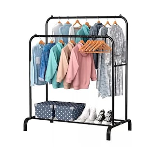 Foto 3 | Perchero Armable Metálicos De Piso Organizador Ropa Lab.g Negro