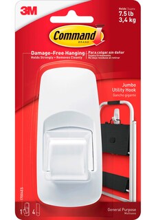 Foto 1 | Utility Hooks Command Jumbo Tiene Capacidad Para 3,4 Kg Con 4 Tiras, 1 Unidad - Venta Internacional.