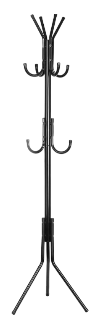 Foto 2 pulgar | Elegante Y Práctico Perchero De Piso Xtellar Con 12 Ganchos Metálicos Multinivel Para Organizar Ropa - Negro