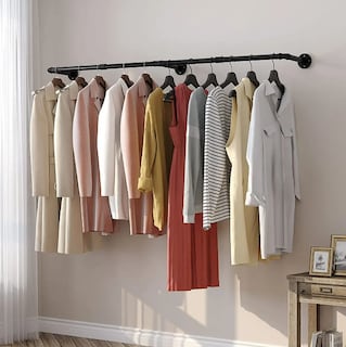 Foto 3 | Elegante Perchero De Pared Xtellar Con Estante Metálico De 183cm, Estilo Retro Industrial
