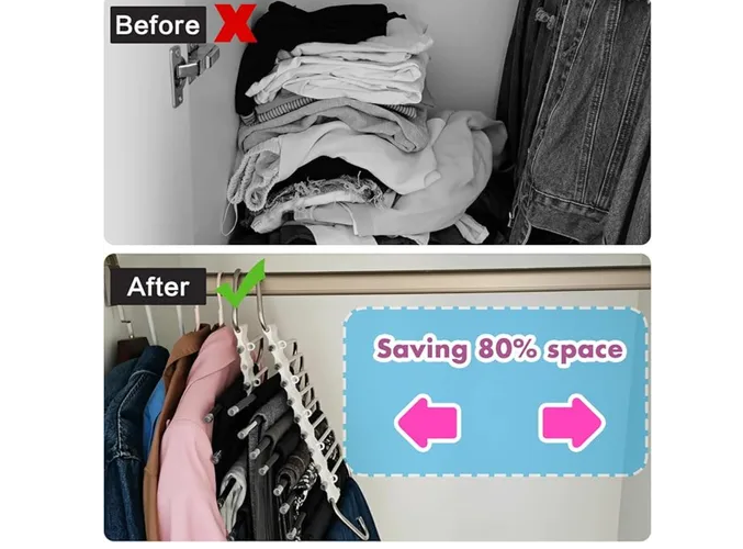 Foto 6 pulgar | Xtellar Perchas Premium De Acero Inoxidable Para Pantalones, Pack De 2 - Optimiza Espacio Con Elegancia, Plateado