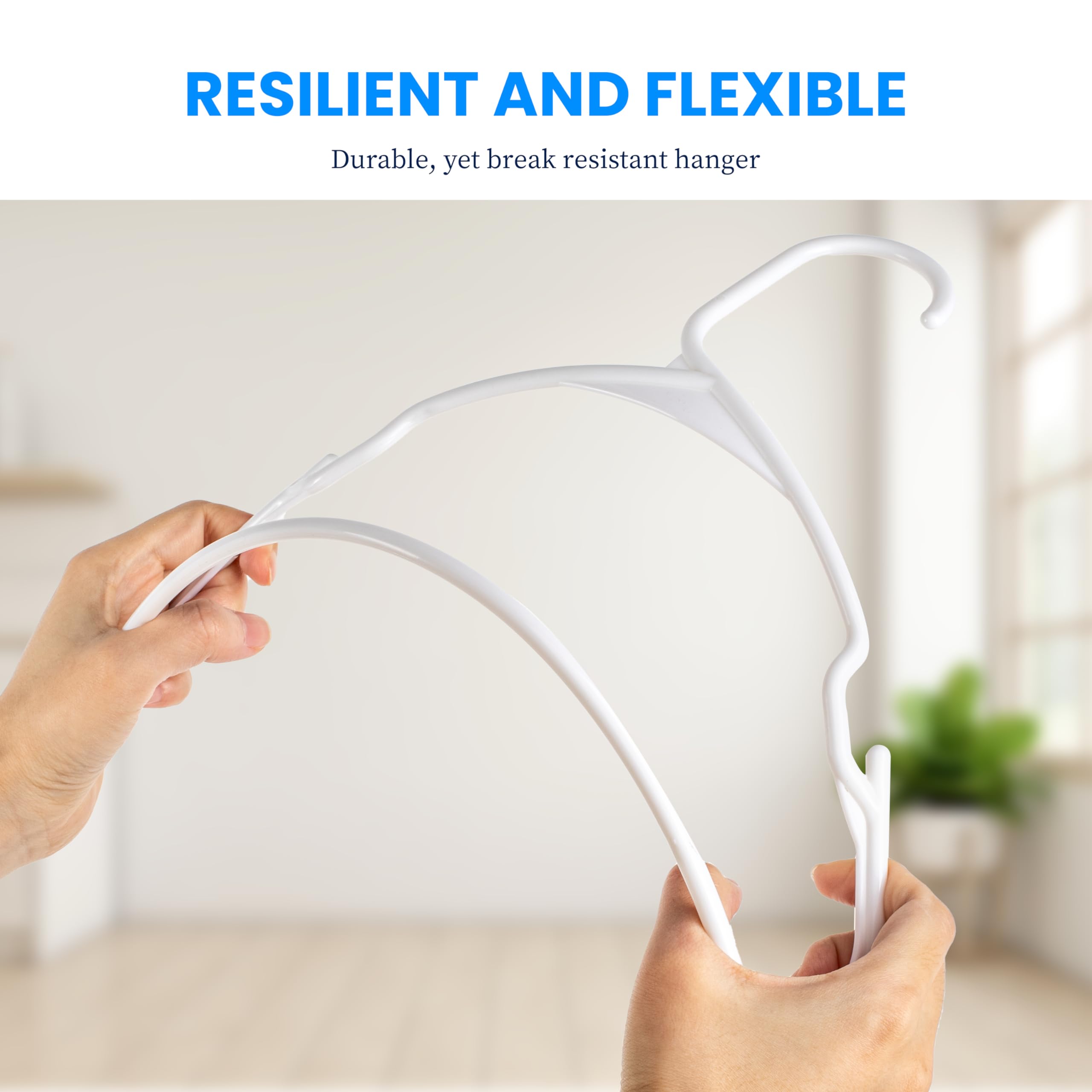 Foto 7 pulgar | Perchas De Plástico Healsmart  Paquete De 30 Unidades  Que Ahorran Espacio  Color Blanco - Venta Internacional.