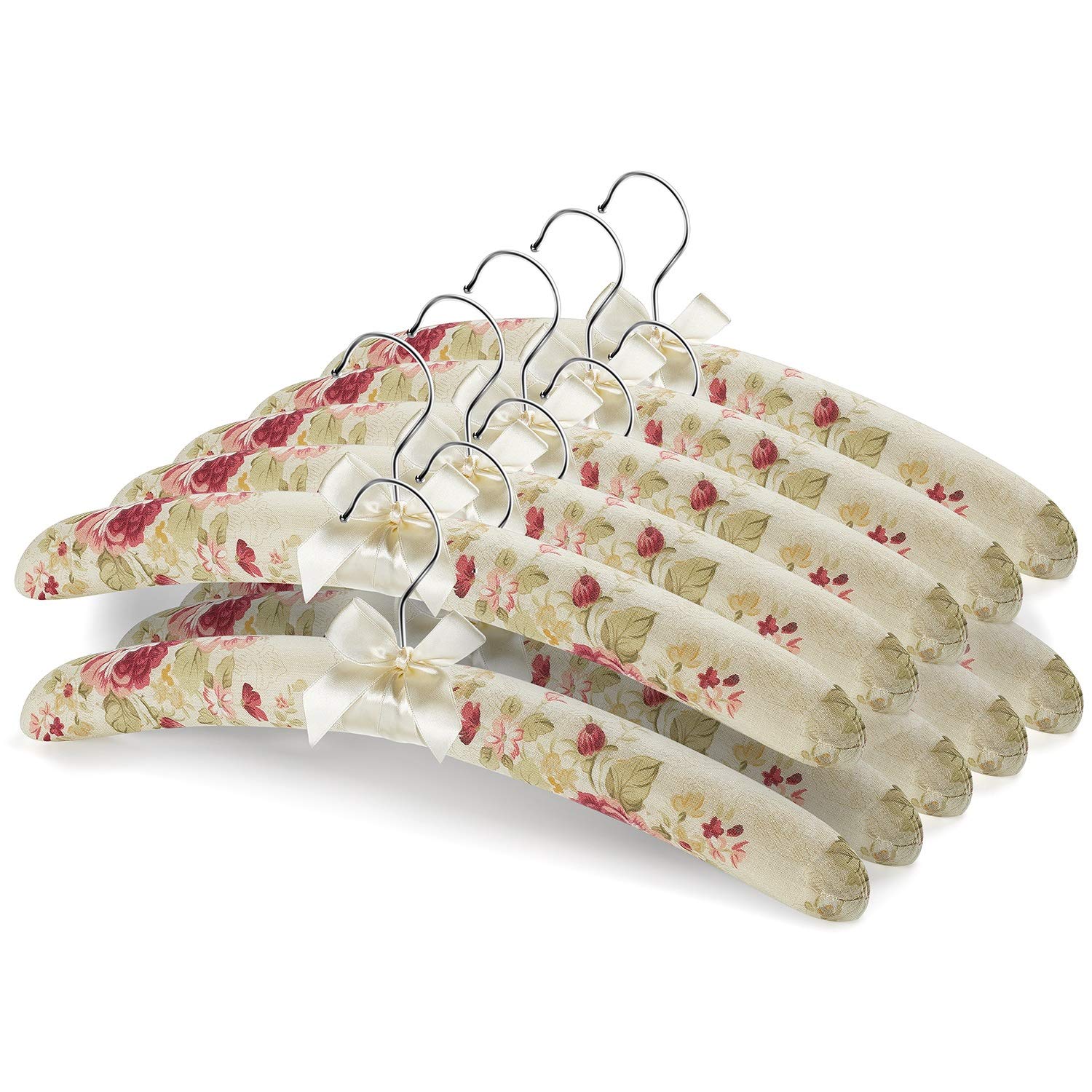 Foto 2 pulgar | Perchas Acolchadas Glcon Satin Para Ropa De Mujer  40 Cm  Paquete De 10 - Venta Internacional.