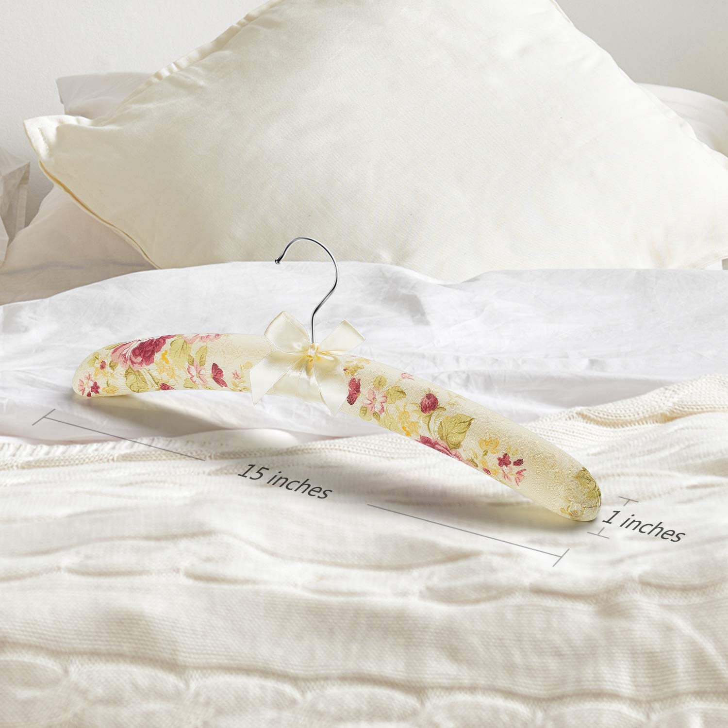 Foto 6 pulgar | Perchas Acolchadas Glcon Satin Para Ropa De Mujer  40 Cm  Paquete De 10 - Venta Internacional.
