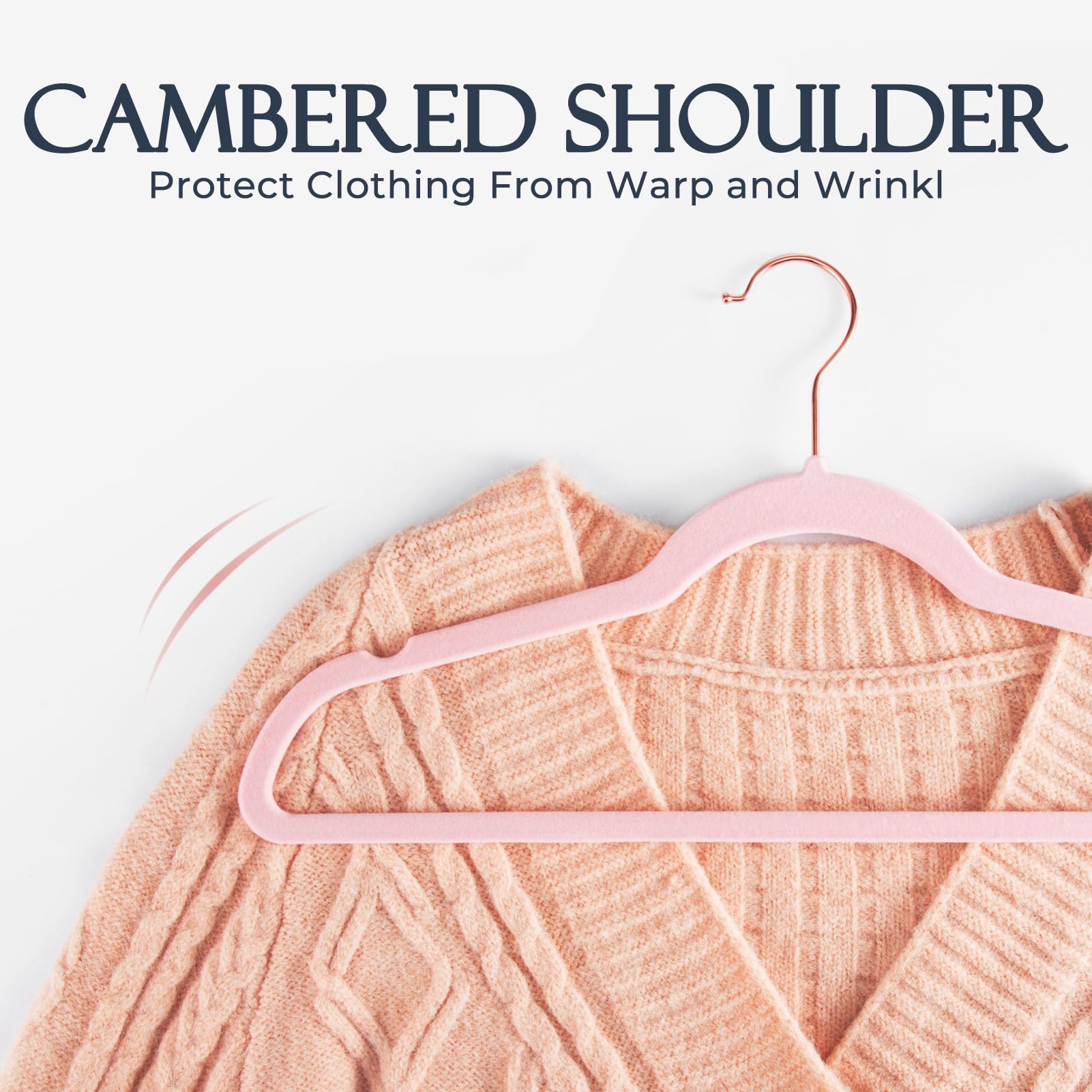Foto 6 pulgar | Velvet Hangers House Day  60 Unidades  Ropa De Fieltro Antideslizante  Color Rosa - Venta Internacional.