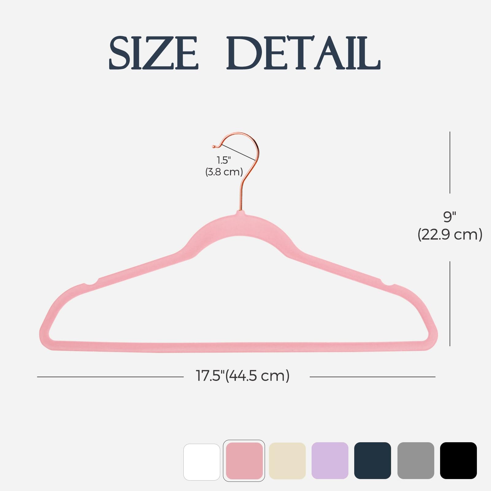 Foto 8 pulgar | Velvet Hangers House Day  60 Unidades  Ropa De Fieltro Antideslizante  Color Rosa - Venta Internacional.