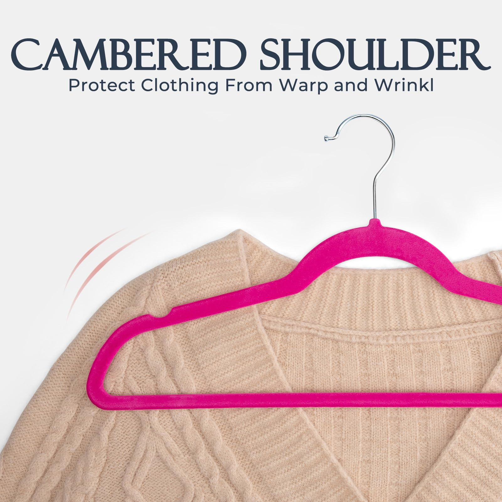 Foto 5 | Velvet Hangers House Day De Color Rojo Rosado  Paquete De 60 Unidades De Ropa Antideslizante - Venta Internacional.