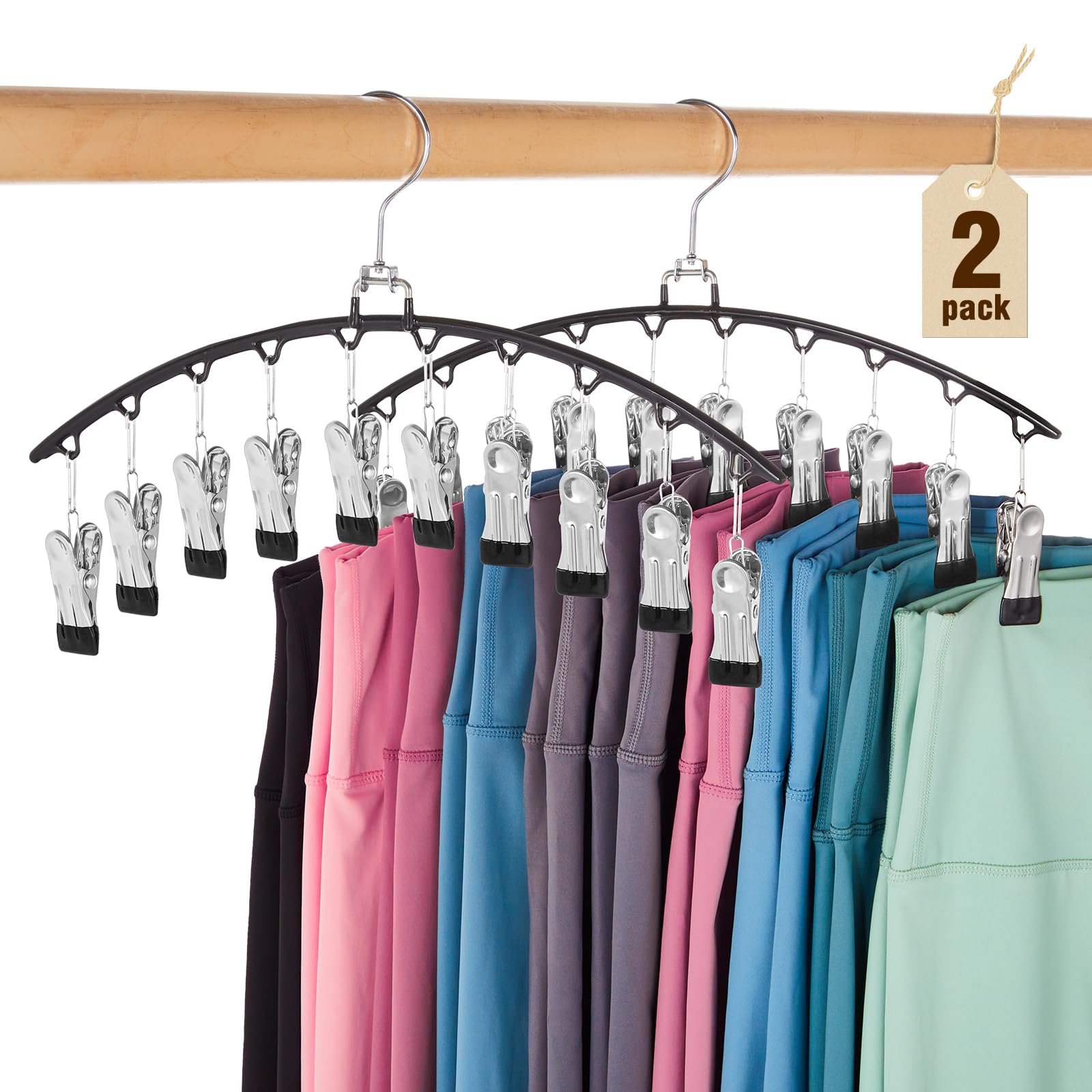 Foto 2 pulgar | Organizador De Leggings House Day Con 10 Clips Para 20 Leggings - Venta Internacional.