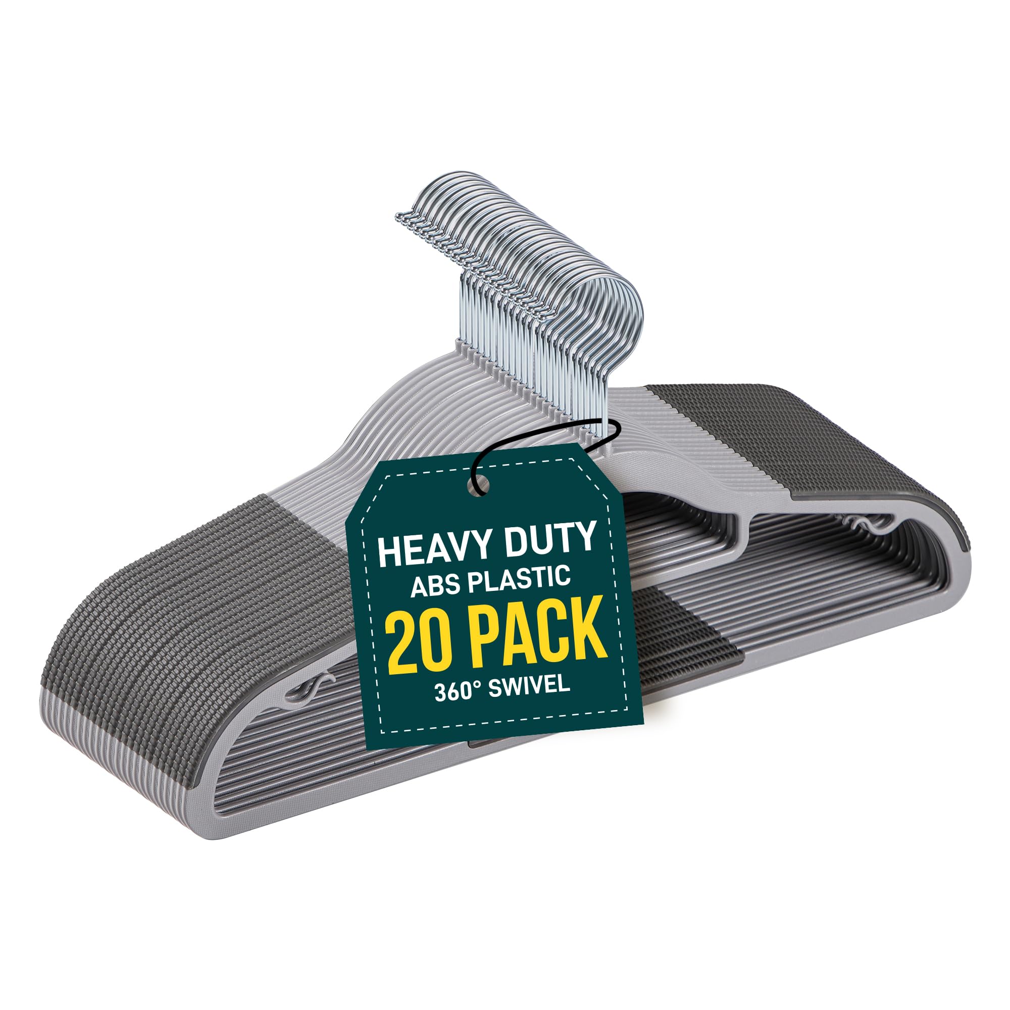 Foto 2 pulgar | Set De Perchas Para Ropa Lifemaster De Plástico  20 Piezas  Color Gris - Venta Internacional.