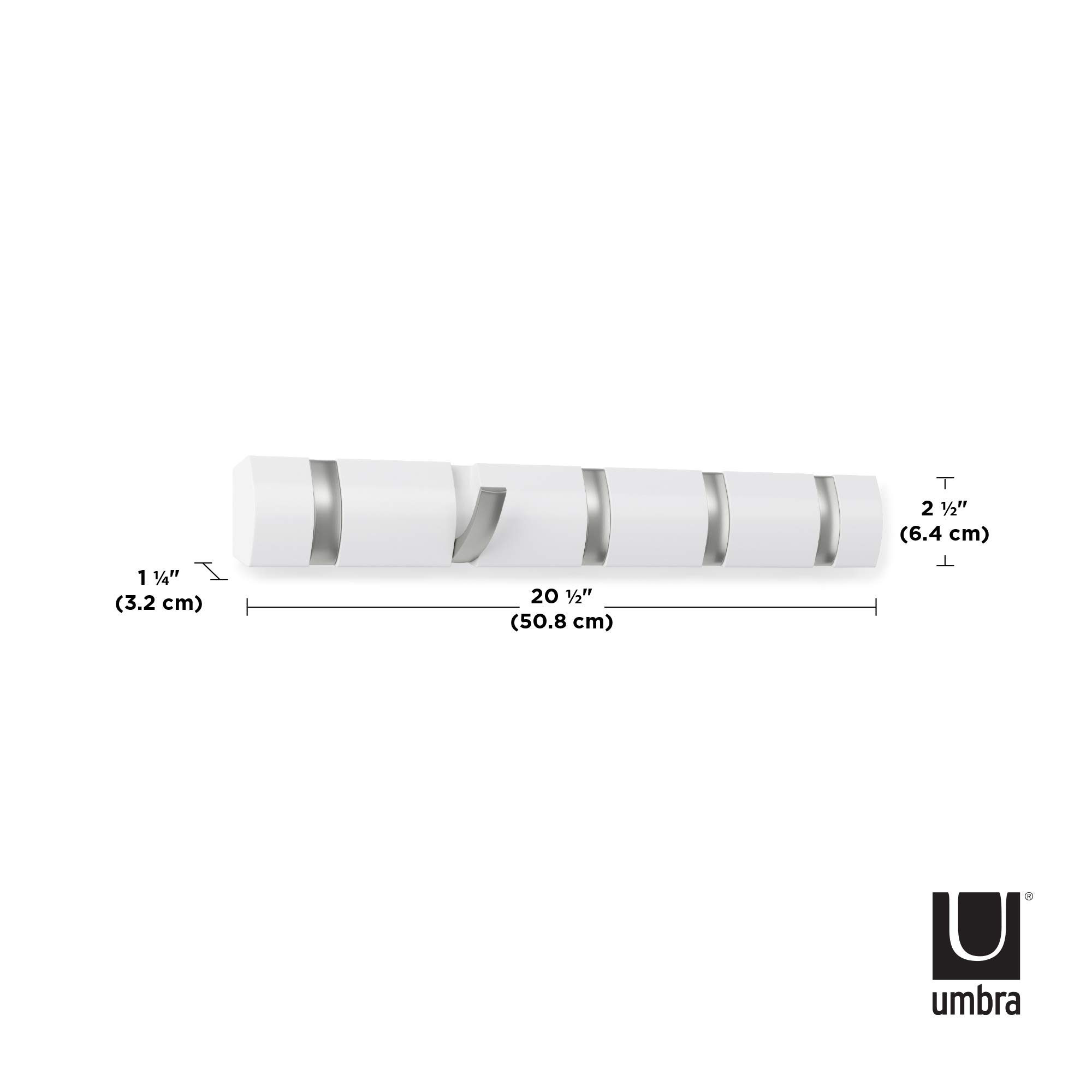Foto 4 pulgar | Perchero Umbra Flip Para Colgar En La Pared  5 Ganchos - Venta Internacional.