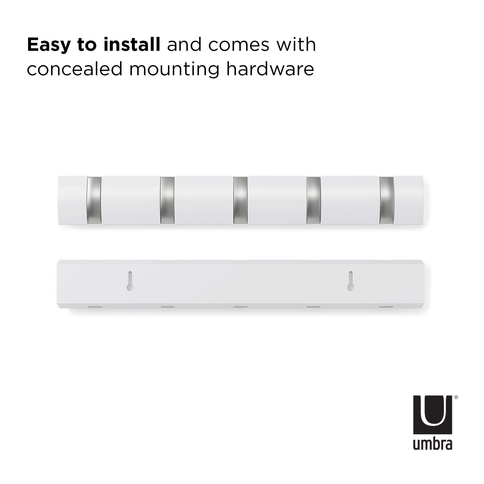 Foto 4 | Perchero Umbra Flip Para Colgar En La Pared  5 Ganchos - Venta Internacional.