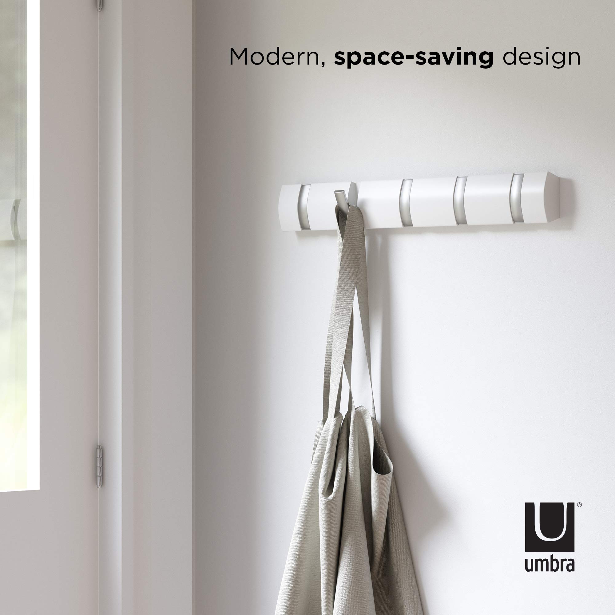 Foto 7 | Perchero Umbra Flip Para Colgar En La Pared  5 Ganchos - Venta Internacional.
