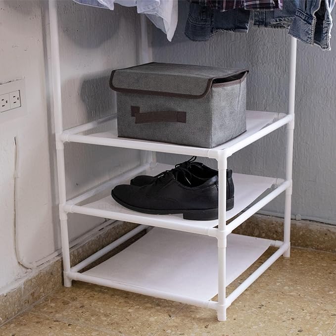 Foto 3 | Perchero Esquinero Archy 3 Niveles De Piso Para Ropa Rack Organizador Triangular De Ropa Multifuncional Para Almacena