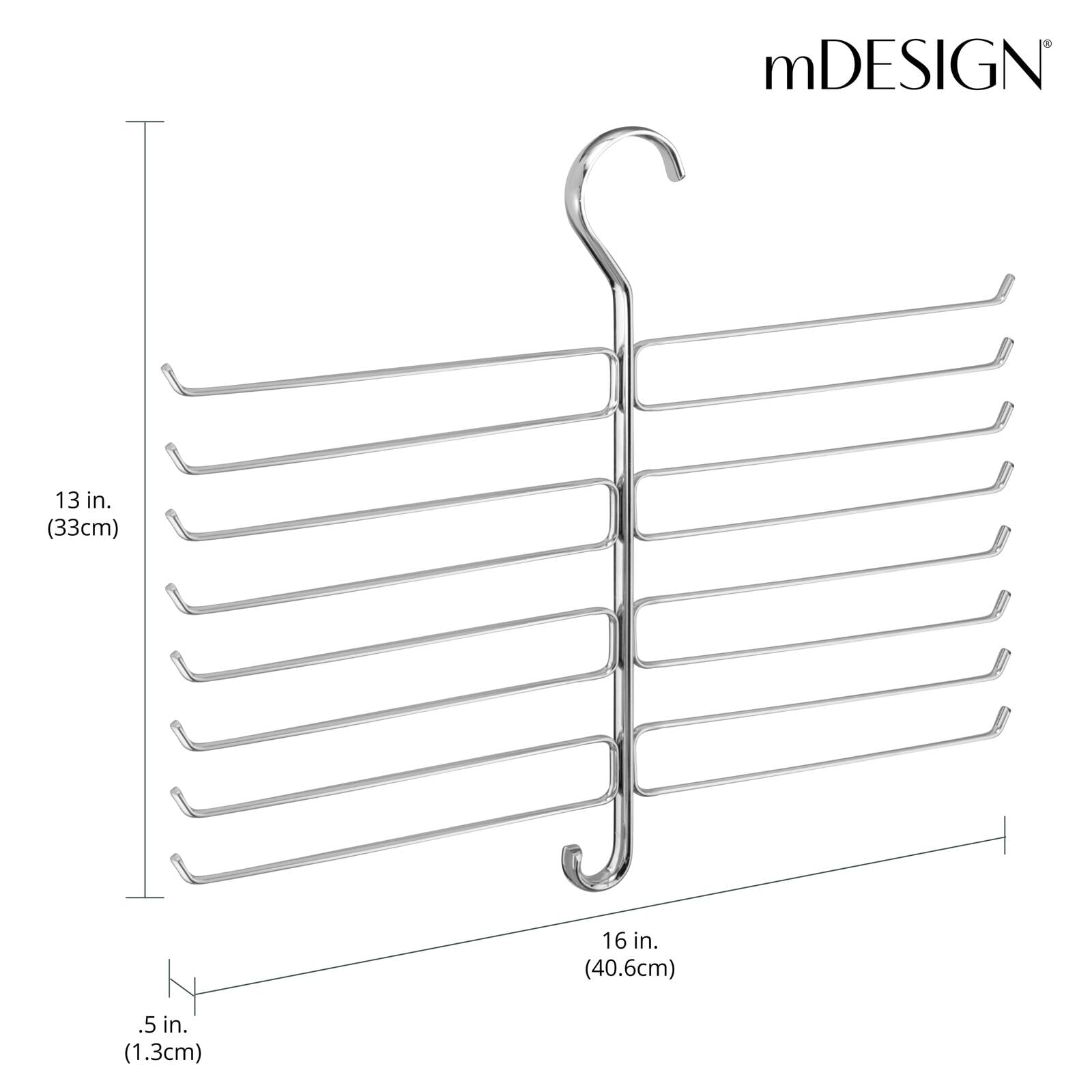 Foto 4 pulgar | Organizador De Almacenamiento De Accesorios Para Colgar En Barra De Armario  Diseño Mdesign - Venta Internacional.
