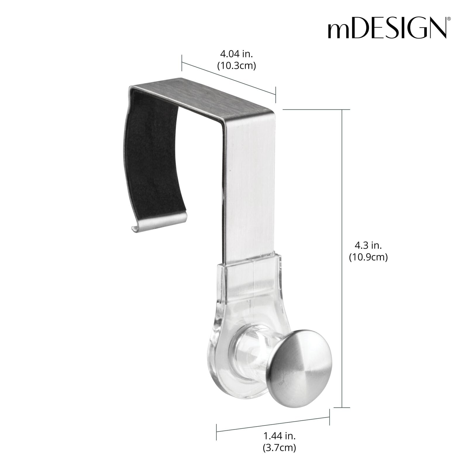 Foto 5 pulgar | Ganchos Organizadores De Almacenamiento Mdesign Office Over Cubicle  Paquete De 2 - Venta Internacional.