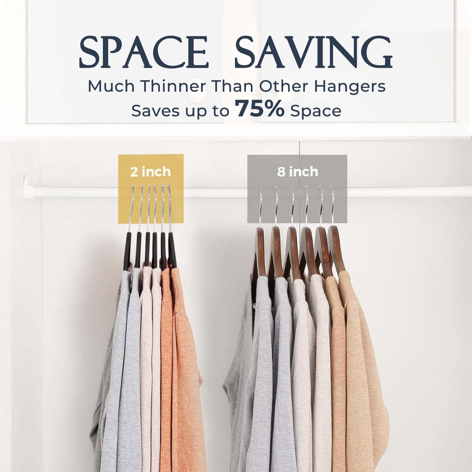 Foto 5 pulgar | Velvet Hangers House Day  60 Unidades  Ropa Antideslizante  Color Negro - Venta Internacional.