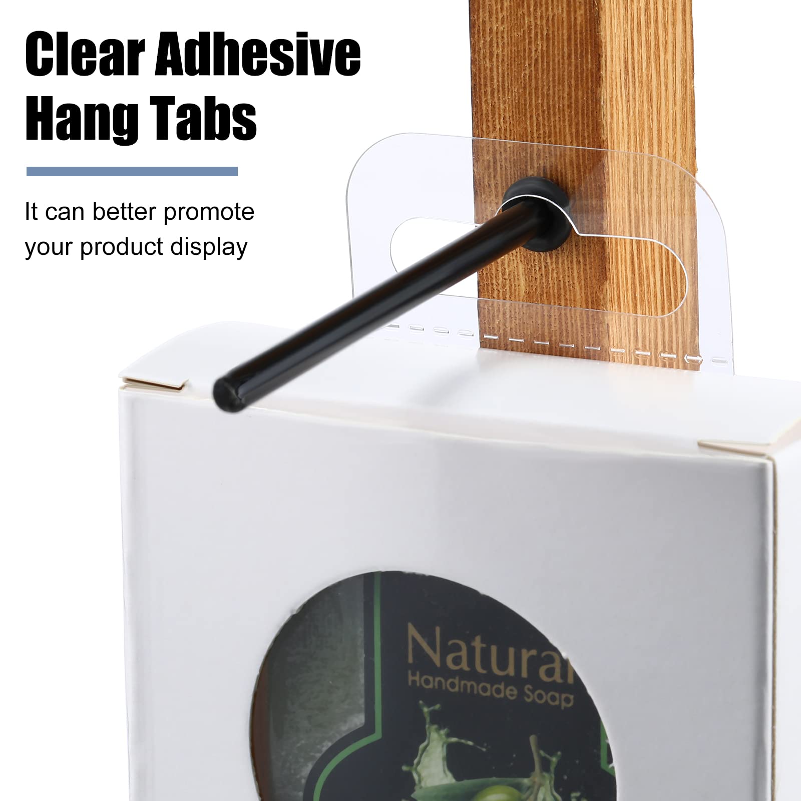 Foto 2 | Hang Tags Blulu  1500 Piezas  Transparentes  Autoadhesivas - Venta Internacional.