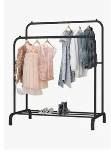 Foto 1 | Perchero Armable Metálico Organizador Ropa Color Negro