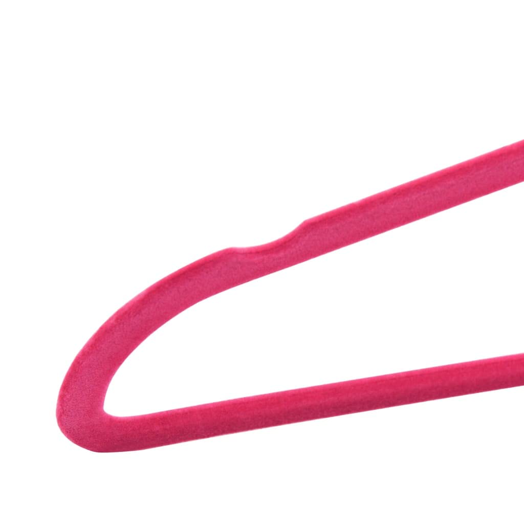 Foto 6 pulgar | Juego De Perchas Vidaxl De Plástico Duradero  100 Unidades  Terciopelo Rosa - Venta Internacional.