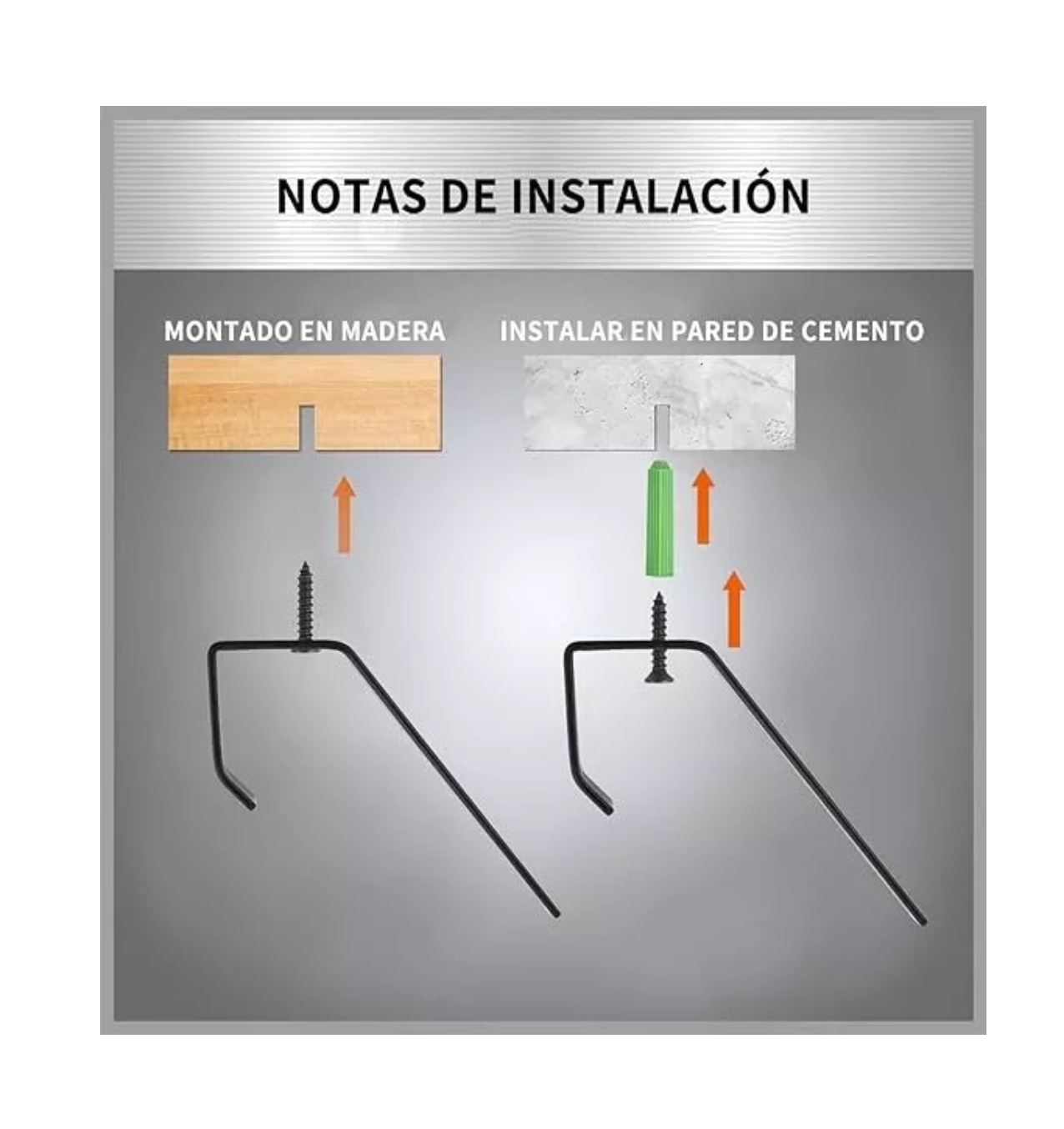 Foto 4 | Ganchos Perchero Lab.G de Acero Inoxidable 4 Piezas