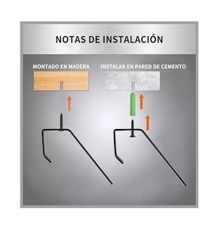 Foto 4 | Percheros de Acero Inoxidable Belug Negros 4 Unidades