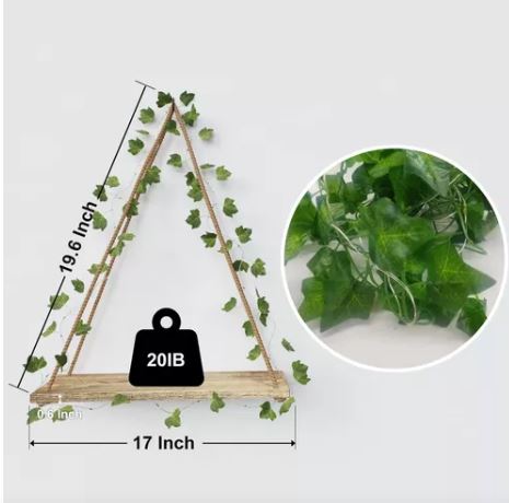 Foto 3 | Repisas Flotantes Minimalistas Hiedra Para Hogar