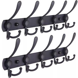 Foto 1 | Gancho Perchero Pared , Set 2 Pzzas Acero Inox Eo Safe Imports Esi-15007 Negro