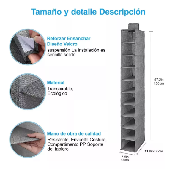 Foto 3 | Organizador Colgante para Closet