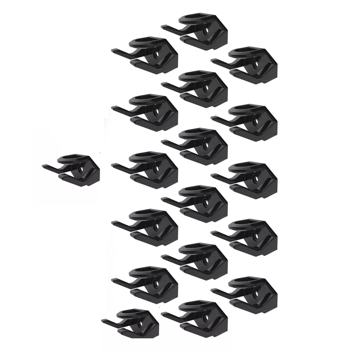 Foto 2 pulgar | Ganchos Adhesivos Para Gorras De Béisbol, 18 Piezas Eo Safe Imports Esi-17170 Negro
