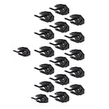 Ganchos Adhesivos Para Gorras De Béisbol, 18 Piezas Eo Safe Imports Esi-17170 Negro