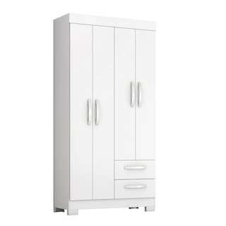 Foto 1 | Ropero Closet Moderno 4 Puertas Y 2 Cajones Nt6010 Blanco