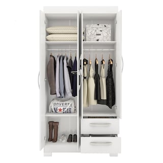 Foto 2 | Ropero Closet Moderno 4 Puertas Y 2 Cajones Nt6010 Blanco