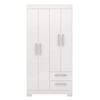 Foto 3 | Ropero Closet Moderno 4 Puertas Y 2 Cajones Nt6010 Blanco