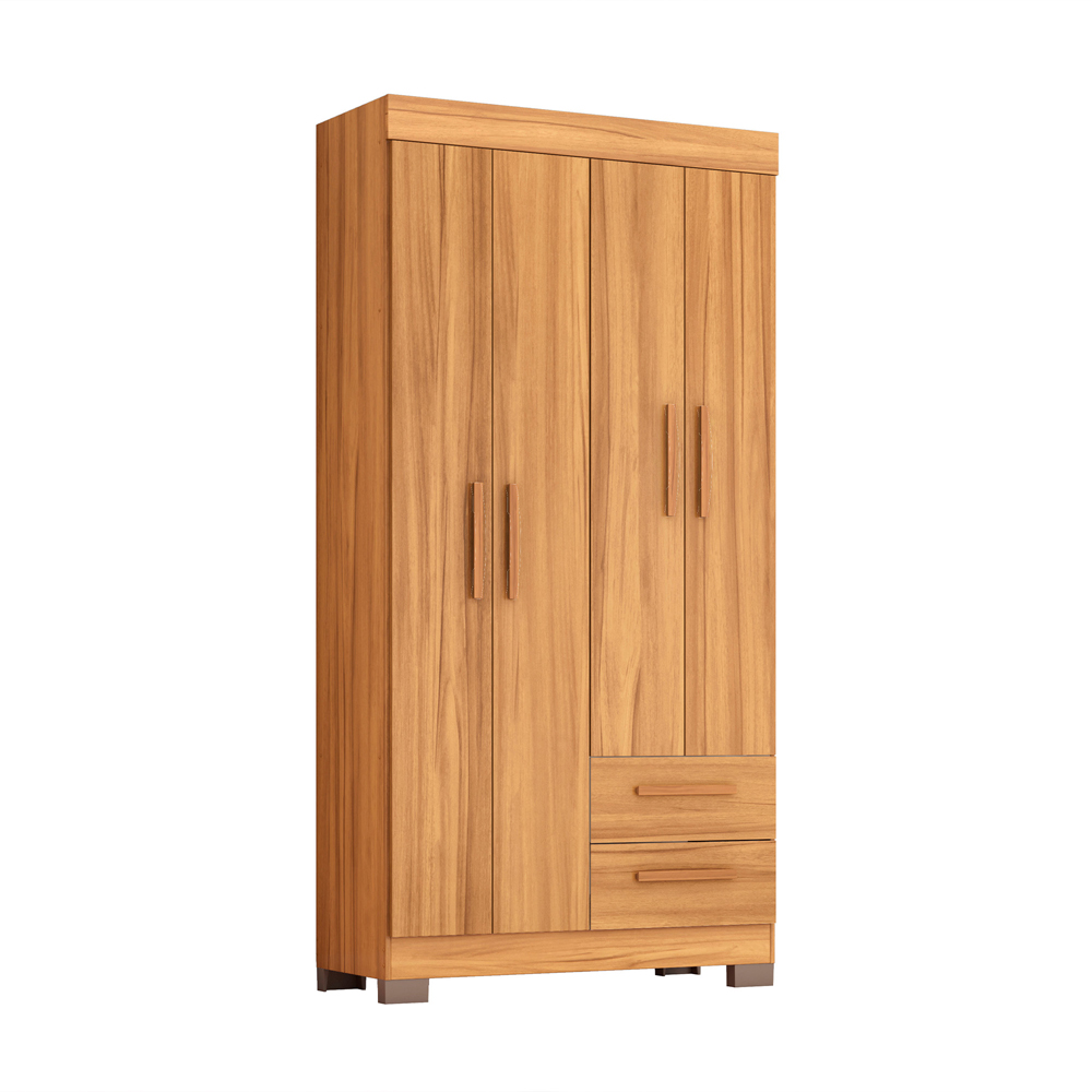 Foto 1 | Ropero Closet Moderno 4 Puertas Y 2 Cajones Nt6010 Freijo