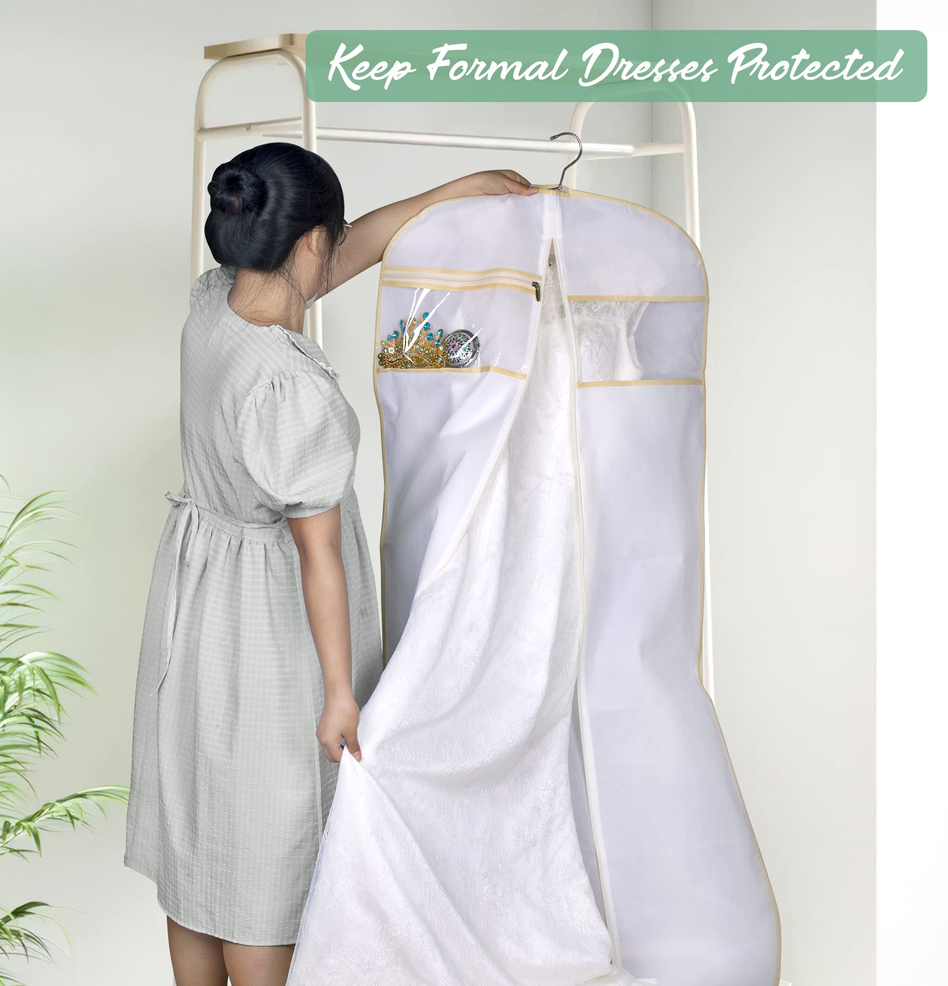 Foto 8 pulgar | Vestido De Novia Misslo 65 Con Bolsa Para Ropa, Vestido De Novia, Color Blanco - Venta Internacional.
