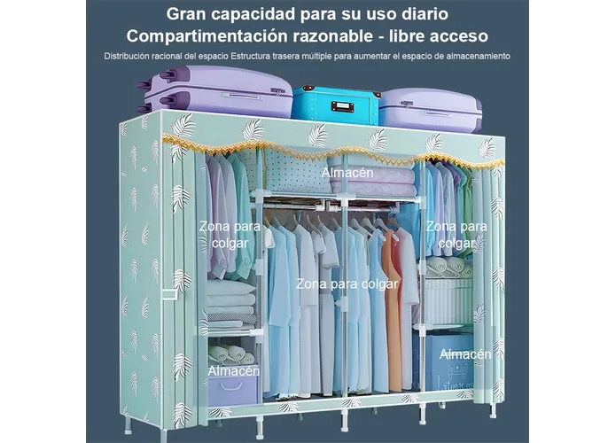 Foto 4 pulgar | Closet Armable Tucson 170 cm
