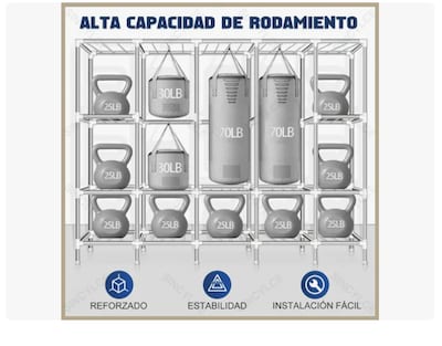 Foto 4 | Armario Portátil Armable Para Ropa 245cm